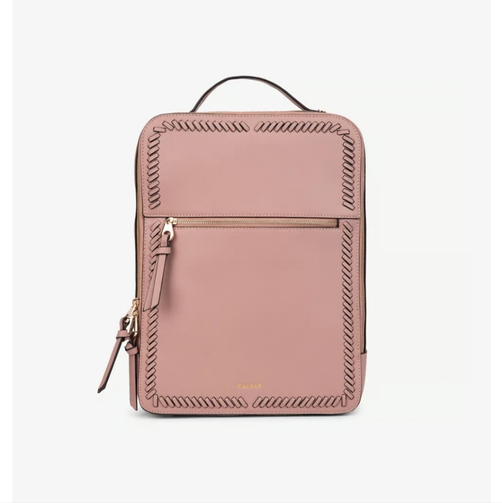 Calpak Kaya 15 Inch Laptop Backpack in Mauve